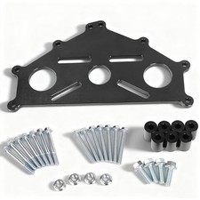 Heavy-Duty Engine Stand Adapter Plate - Complete Compatibility with Chevy SBC,