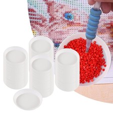 Vassoio rotondo per smistamento di perline, vassoio per quadri con diamanti,