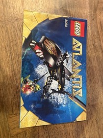 Lego Atlantis Gaurdian Of The Deep 8058 100% Complete With Figure And Manual