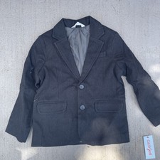 Boy's Tweed Holiday Suit Jacket - Cat  Jack Charcoal size 5