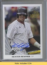 2013 Leaf Memories Auto 2016 Holiday Bonus Hunter Renfroe #B-HR1 Auto 2a9
