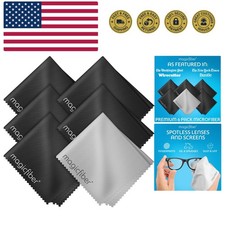 Microfiber Cleaning Cloth, 6 Pack - Cloth for Glasses, Lens, Screens  More ...
