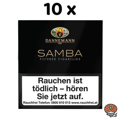 Dannemann Samba Filter Zigarillos 10x 20 Stück