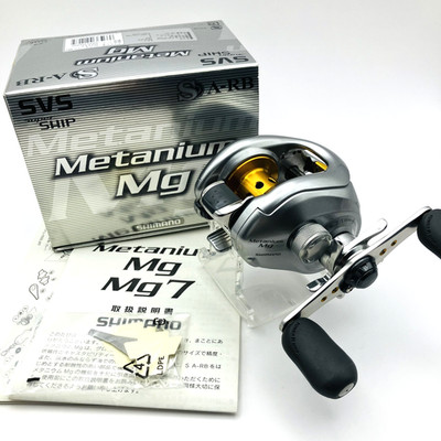 ''Exc+++++'' Shimano 07 Metanium Mg Right Handle Bait Casting Reel w/Box s0343