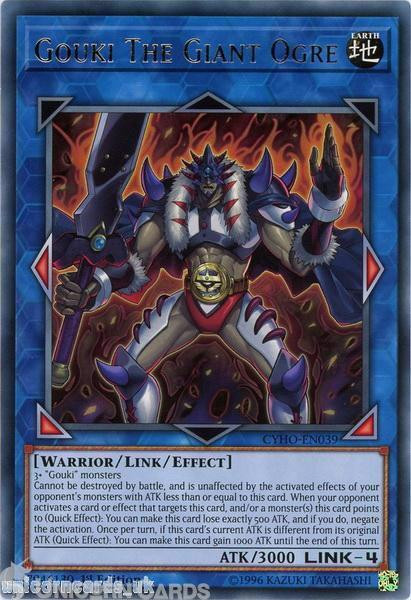 CYHO-EN039 Gouki The Giant Ogre Rare 1st Edition Mint YuGiOh Card