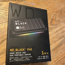 WD BLACK P40 1TB GAME DRIVE SSD PORTABLE GAMING 2x2 External SSD BRAND NEW