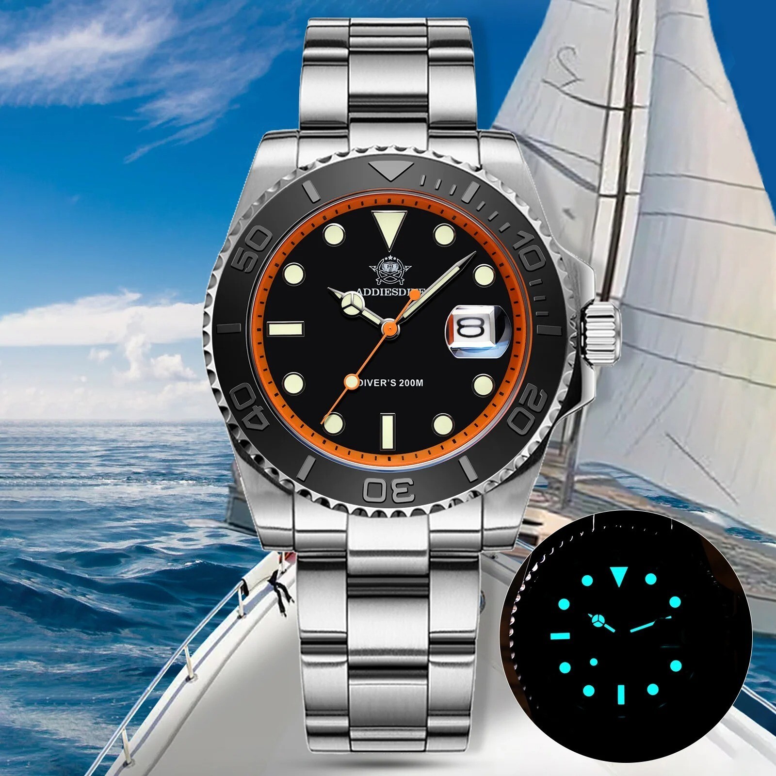 Наручные часы ADDIESDIVE Men Quartz Dive