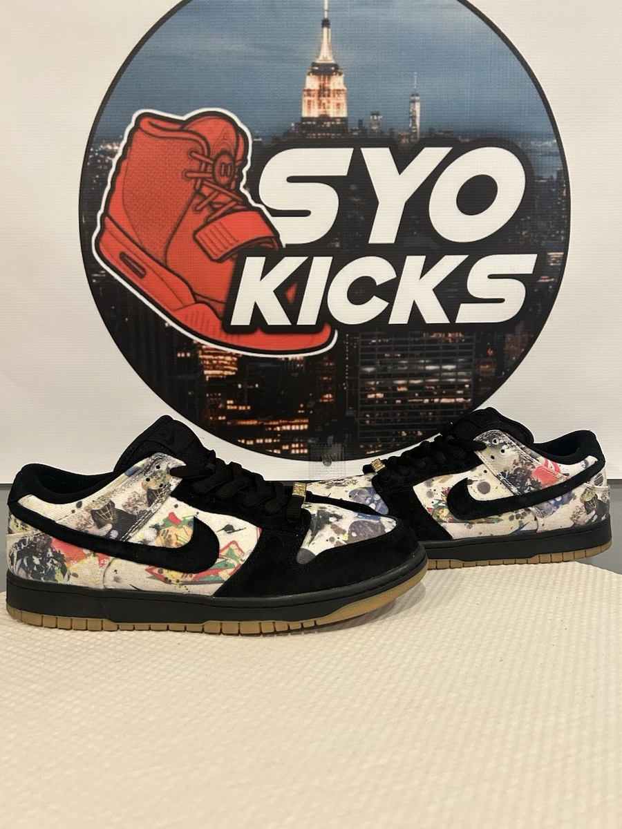 Supreme x Nike Dunk SB Low Black for Sale | Authenticity