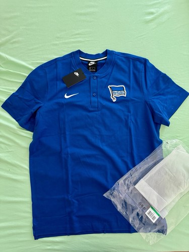 Nike Hertha BSC Authentic Pique Polo Shirt XL NEU