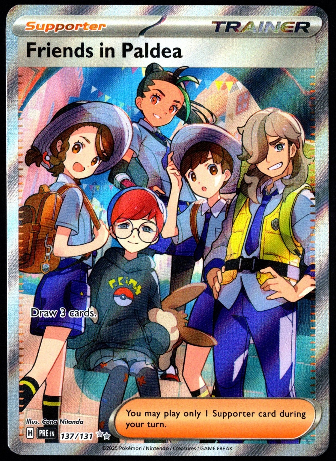 Pokemon TCG Friends in Paldea 137/131 Prismatic Evolutions Ultra Rare Card - NM