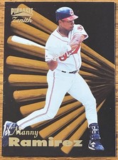 Manny Ramirez 1996 Pinnacle Zenith Baseball Card #34 Indians MLB Free Shipping