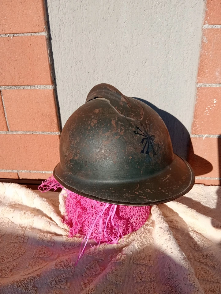 Elmetto Adrian Regio Esercito Ww1 Ww2 Guerra Pnf - Immagine 3 di 4
