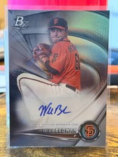 Will Bednar 2022 Bowman Platinum Top Prospect Auto TOP-92 San Francisco Giants