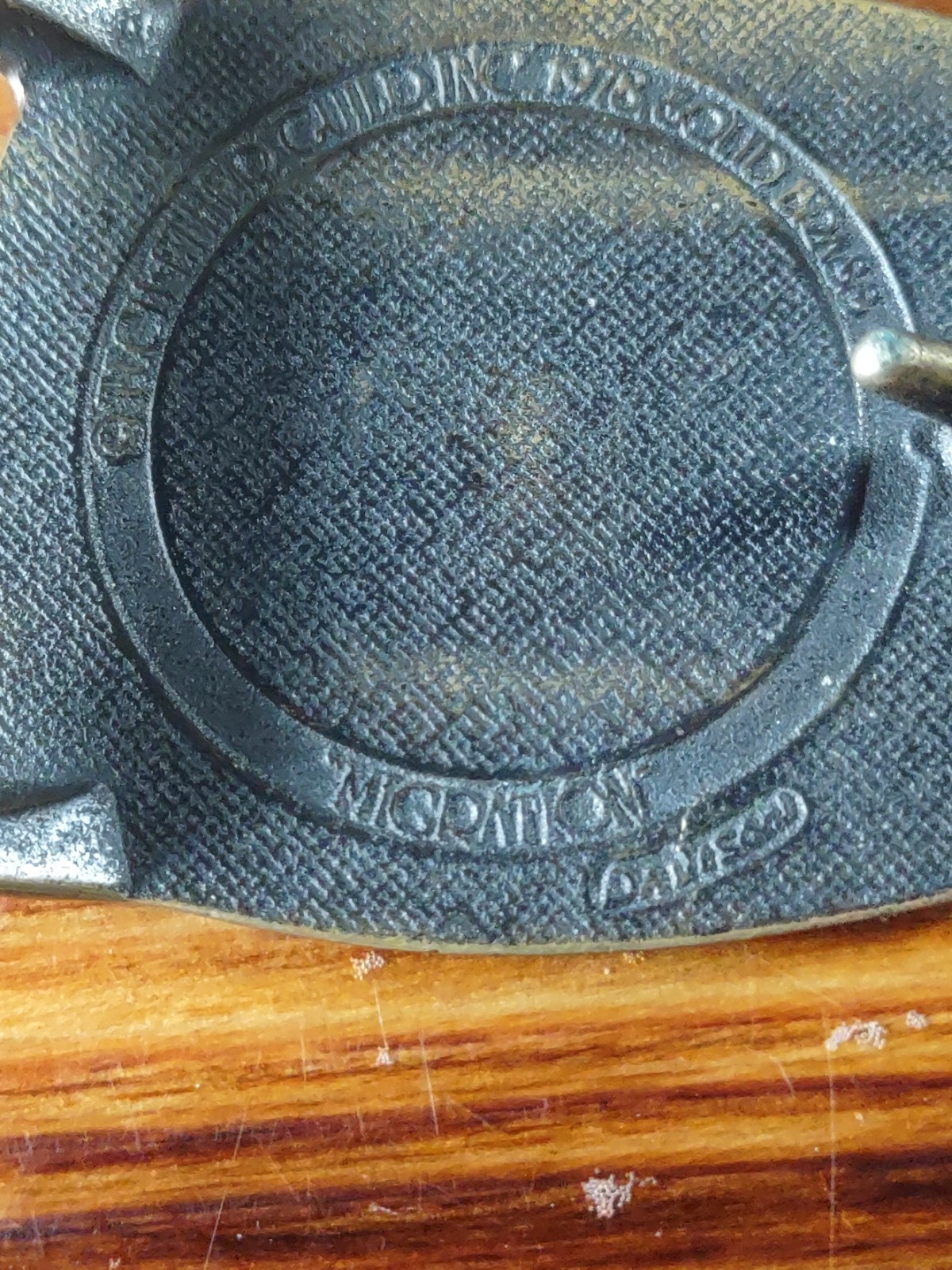 Migration Geese Ducks Solid Brass Inlay Chip 1978… - image 5