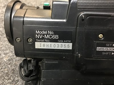 Panasonic MC6B, VHS-C Camcorder, VHS-C MOVIE CAMERA, MADE IN JAPAN