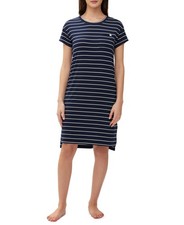 Gap Striped Nightgown Navy Uniform, Cozy Sleepwear, XL