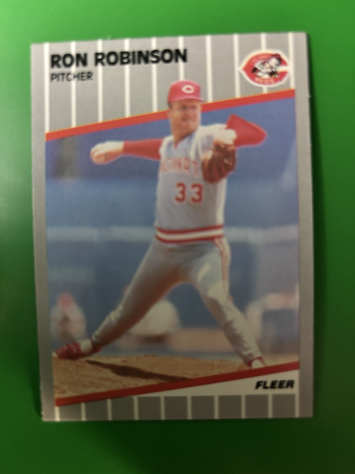 1989 Fleer Ron Robinson Cincinnati Reds #169