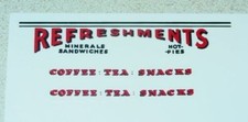 Matchbox Mobile Refreshment Canteen Stickers MB-74A