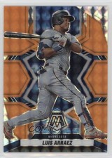 2022 Panini Mosaic Fluorescent Orange Mosaic Prizm 22/25 Luis Arraez #30 0n64