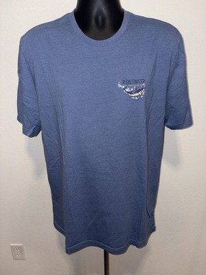Izod Saltwater Relaxed Classics Men XL Shirt Long Sleeve Live For The Open Sea