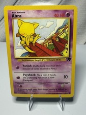 Abra 49/82 Common Team Rocket Pokemon Unlimited Near Mint
