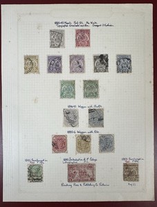 Transvaal, 1885-1902, Collection of 73 Stamps, Mint Hinged and Used, on Pages