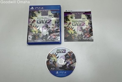 PlayStation 4 PS4 -Plants Vs. Zombies: Garden Warfare 2 Festive Edition - Tested
