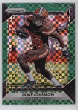 2016 Panini Prizm Green Power Prizm 49/49 Duke Johnson #148 0q3