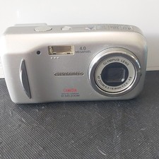 OLYMPUS CAMEDIA D-545 AF Zoom 4.0MP Compact Digital Silver Camera - Tested Works