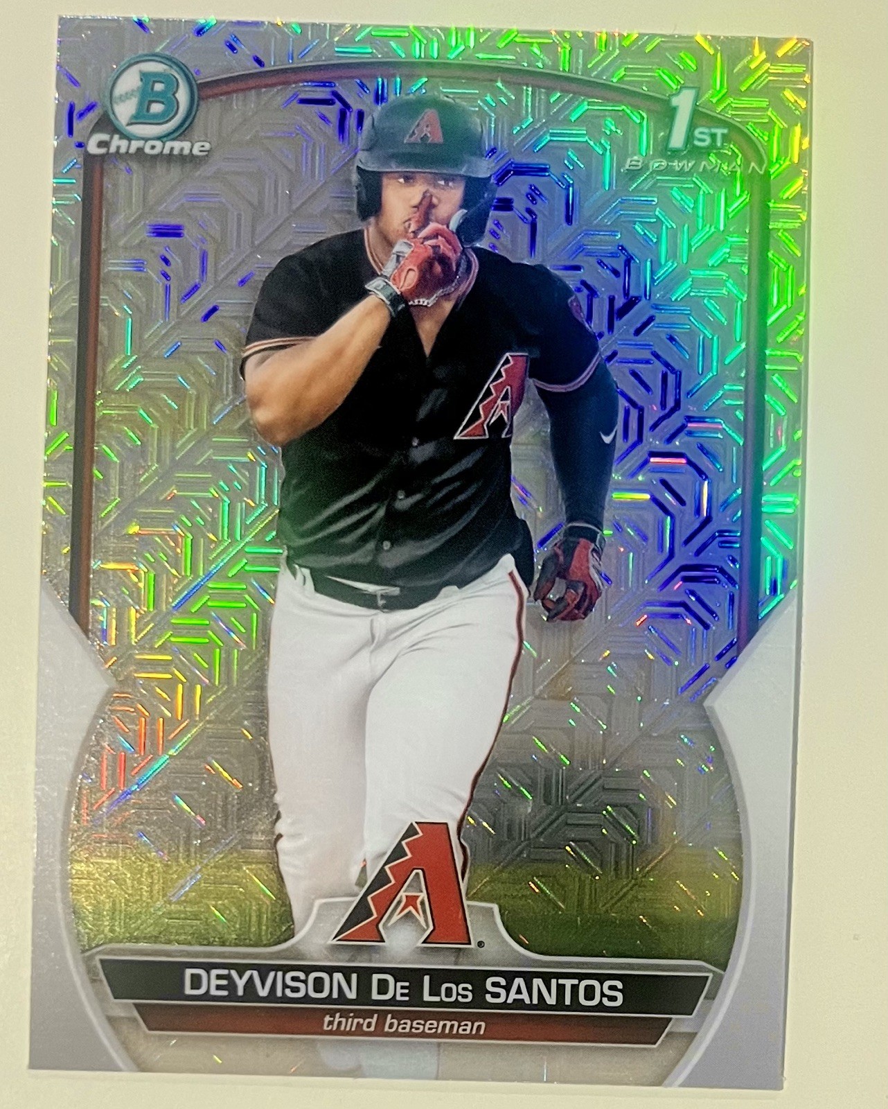 2023 Bowman Chrome Prospects Mojo Mega 1st Deyvison De Los Santos Arizona