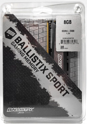 Crucial Ballistix Sport LT 8GB DIMM DDR4-2400 Memory (BLS8G4D240FSB) *NEW*