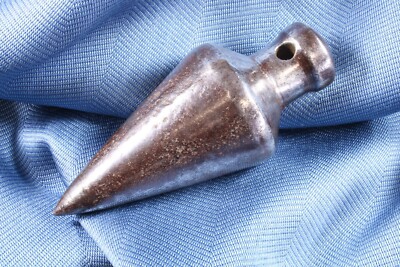 Blei Eisen groß. Selten. S.XVIII Großer Eisen Plumb Bob. Selten. S.XVIII