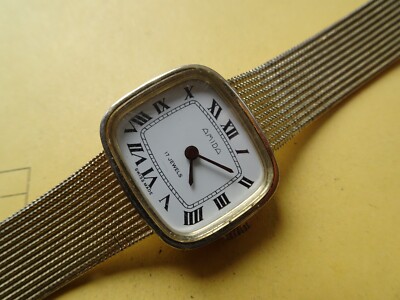 RARE MECHANICAL SWISS vintage retro old watch AMIDA 17 J