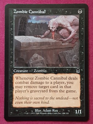 Magic The Gathering ODYSSEY ZOMBIE CANNIBAL black card MTG | eBay Magic The Gathering ODYSSEY ZOMBIE CANNIBAL black card MTG | eBay