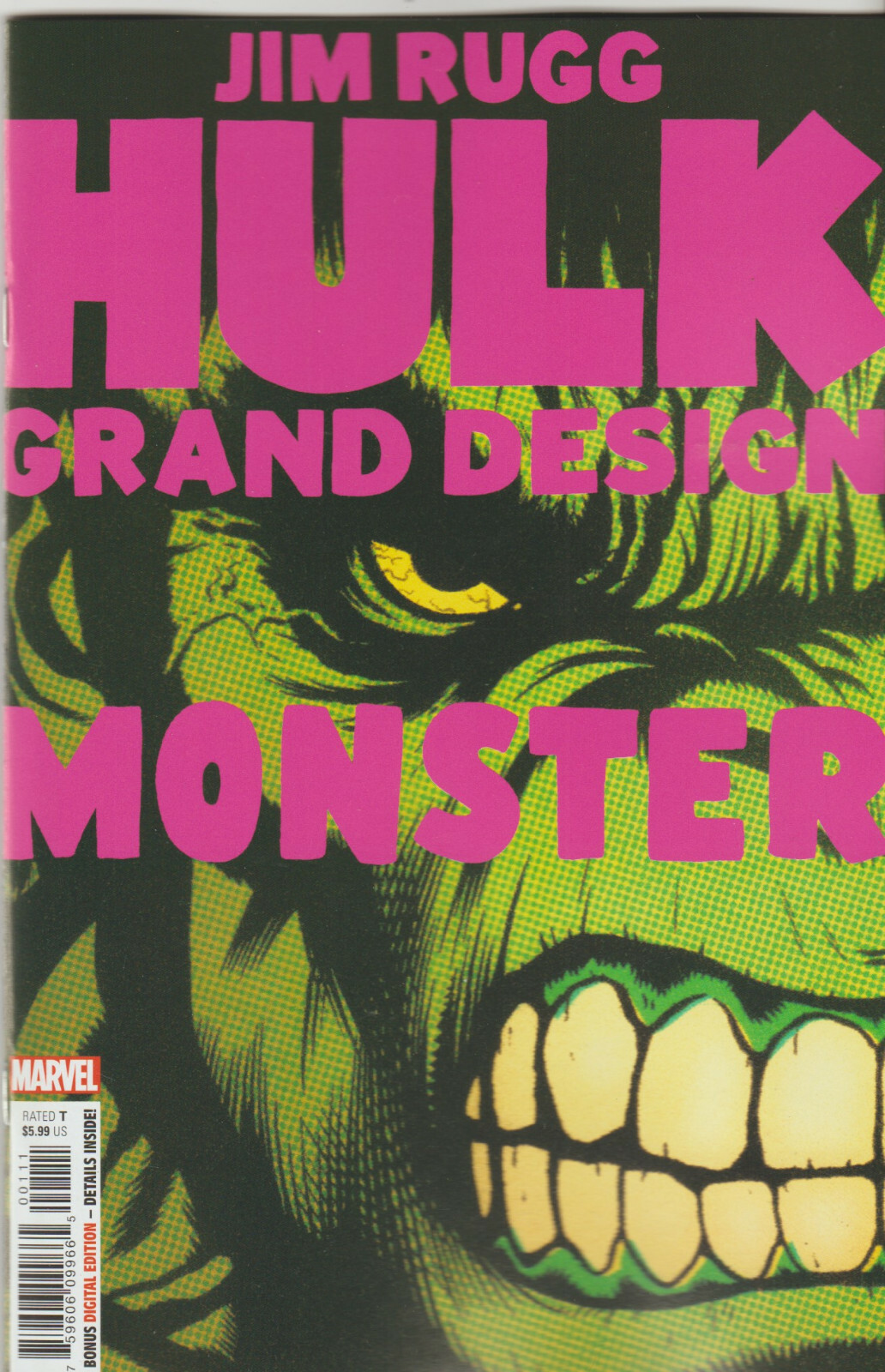MARVEL COMICS HULK GRAND DESIGNS #1 MAY 2022 1ST PRINT NM