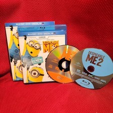 DESPICABLE ME 2 dvd  blu-ray 2 disc animation cartoons minions gru Carell 2013