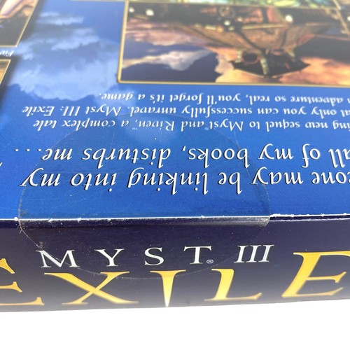 Myst III Exile neuf scellé édition Big Box PC/MAC Sequal To Myst & Riven - Photo 5/6