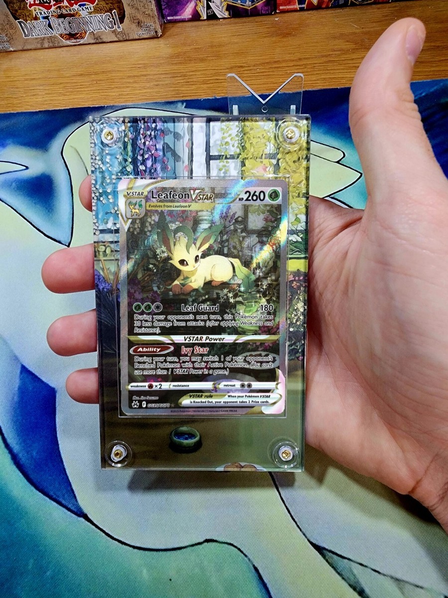 x2Pokemon Glaceon Leafeon Vstar GG40 & GG35 Crown Zenith Extended