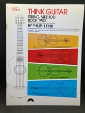 COLUMBIA Think Guitar String Method Book Two, Viola, Beginner, F1116V2X