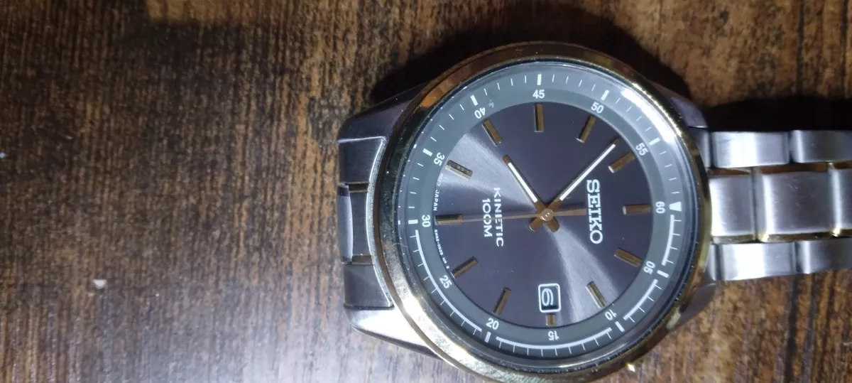 Seiko kinetic dress watch sales