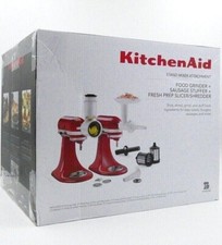KitchenAid Stand Mixer Attachment Pack Food Grinder Sausage Stuffer Shredder ✅✅✅