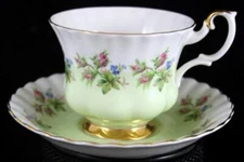 Royal Albert 4364 Footed Cup and Saucer Set