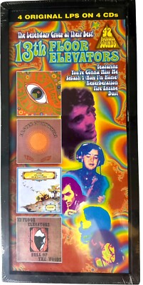 13th Floor Elevators – 4 CD Wooden Box Set 1993 Collectables