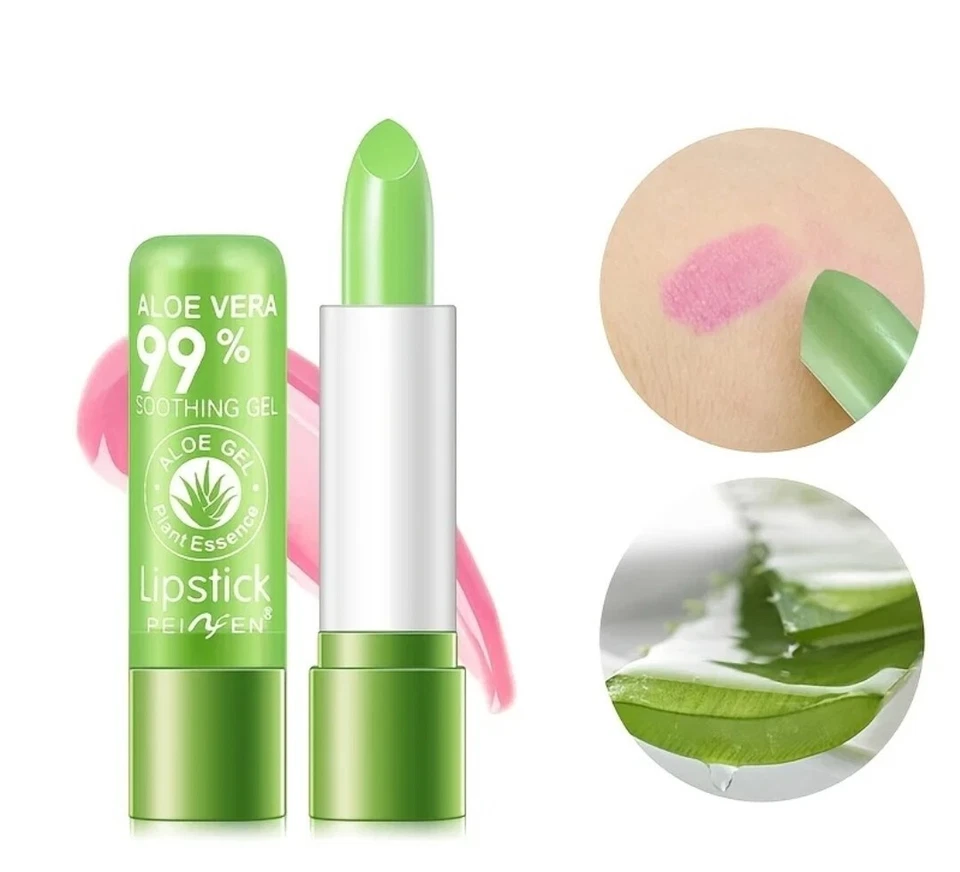 Aloe Vera Magic Lippenstift mit Farbwechsel Kussecht 3,5g Neu  - Bild 2 von 3