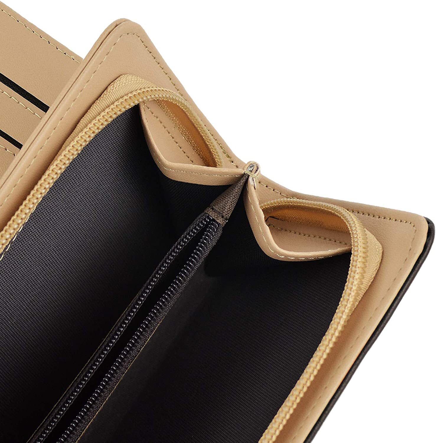 Womens Lady Clutch Leather Wallet Long Card Holder Phone Bag Case