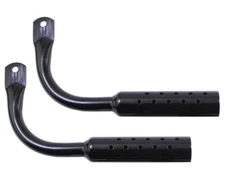 F&R LOWRIDER Gangster Style Bike Steel BICYCLE MUFFLER WITH HOLES Black Show