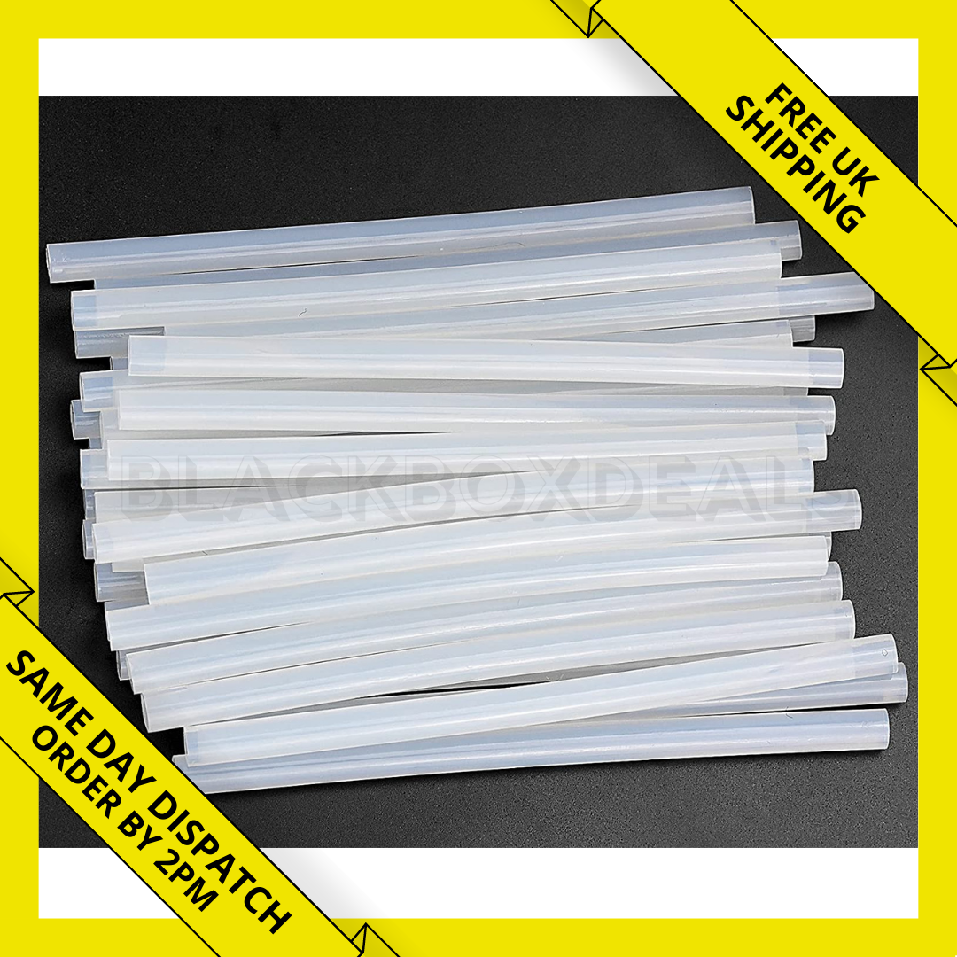 NEW HOT MELT GLUE GUN STICKS 11mm x 200mm LONG FOR CRAFT ADHESIVE CLEAR