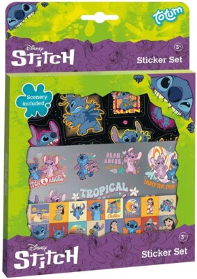 Totum Disney Stitch Sticker Set Stickers Sheets Scenery Board Arts Crafts Design