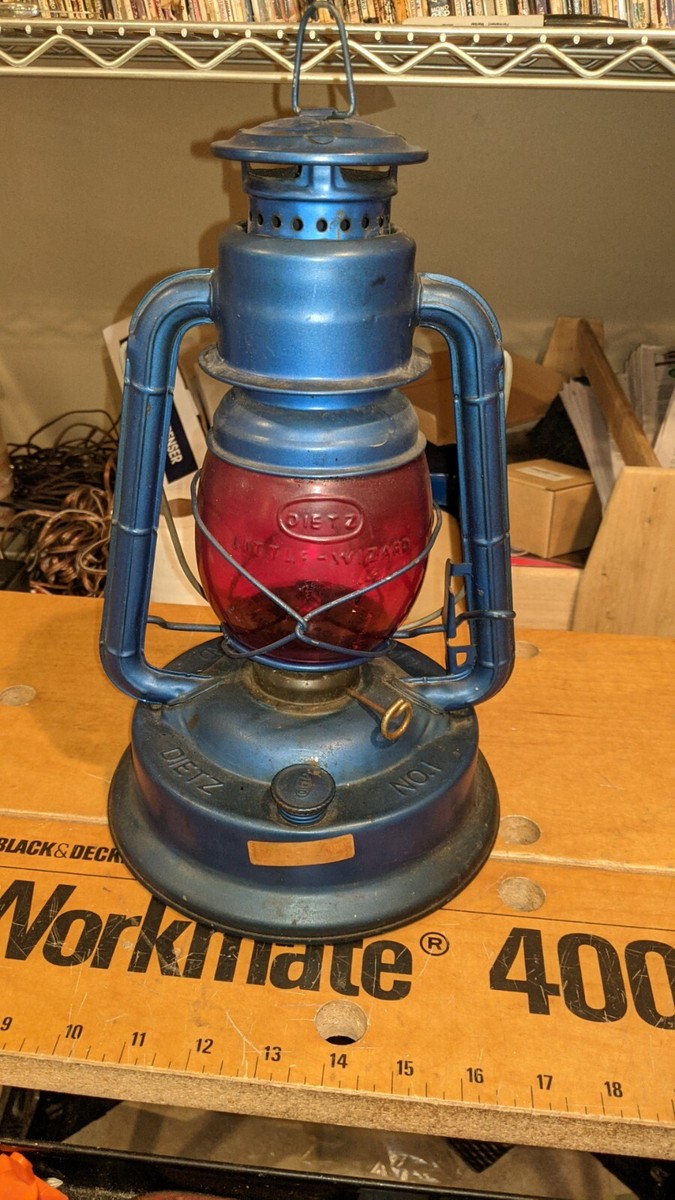 Vintage DIETZ No. 1 Little Wizard Red Globe Lantern Hong Kong | eBay