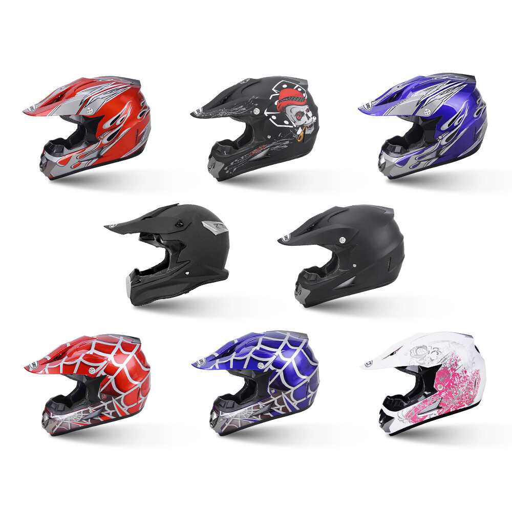 Youth Motocross ATV Dirt Bike Helmet Kids DOT Off-Road BMX Full Face OUMURS